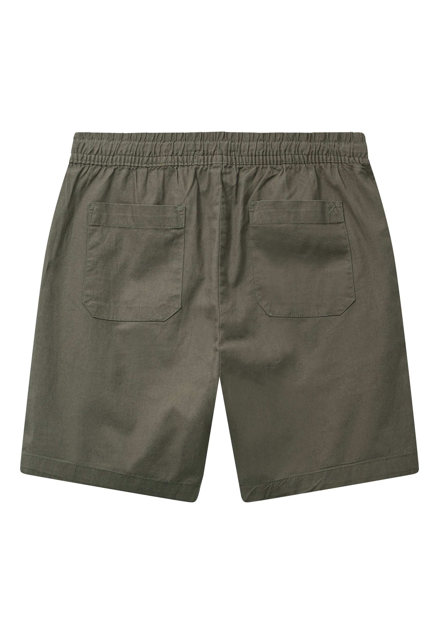 clean-cut-copenhagen-barcelona-leinen-shorts-army-gr-n image 6