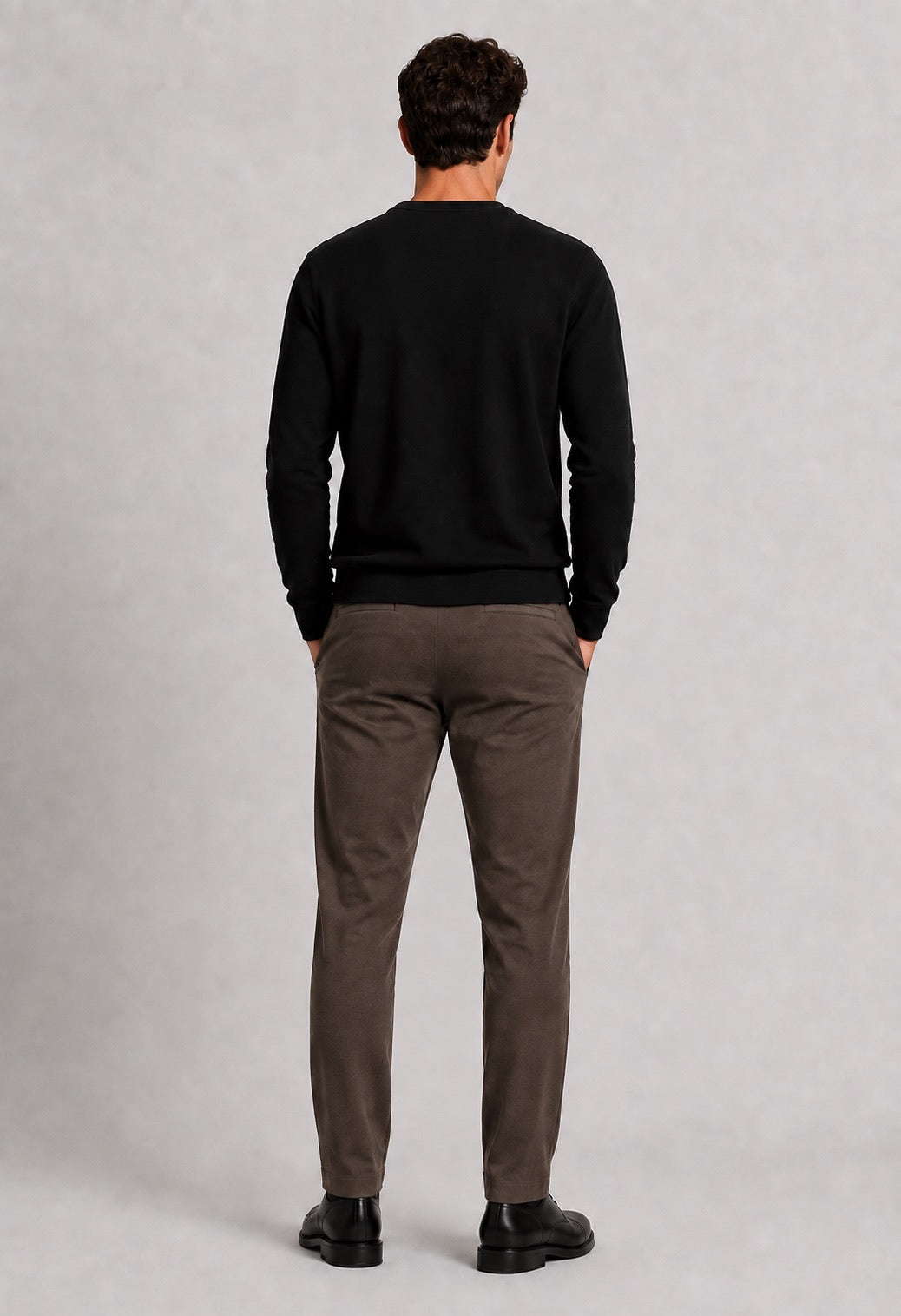 clean-cut-copenhagen-brendon-jersey-pants-hose-dark-khaki-stretch image 4
