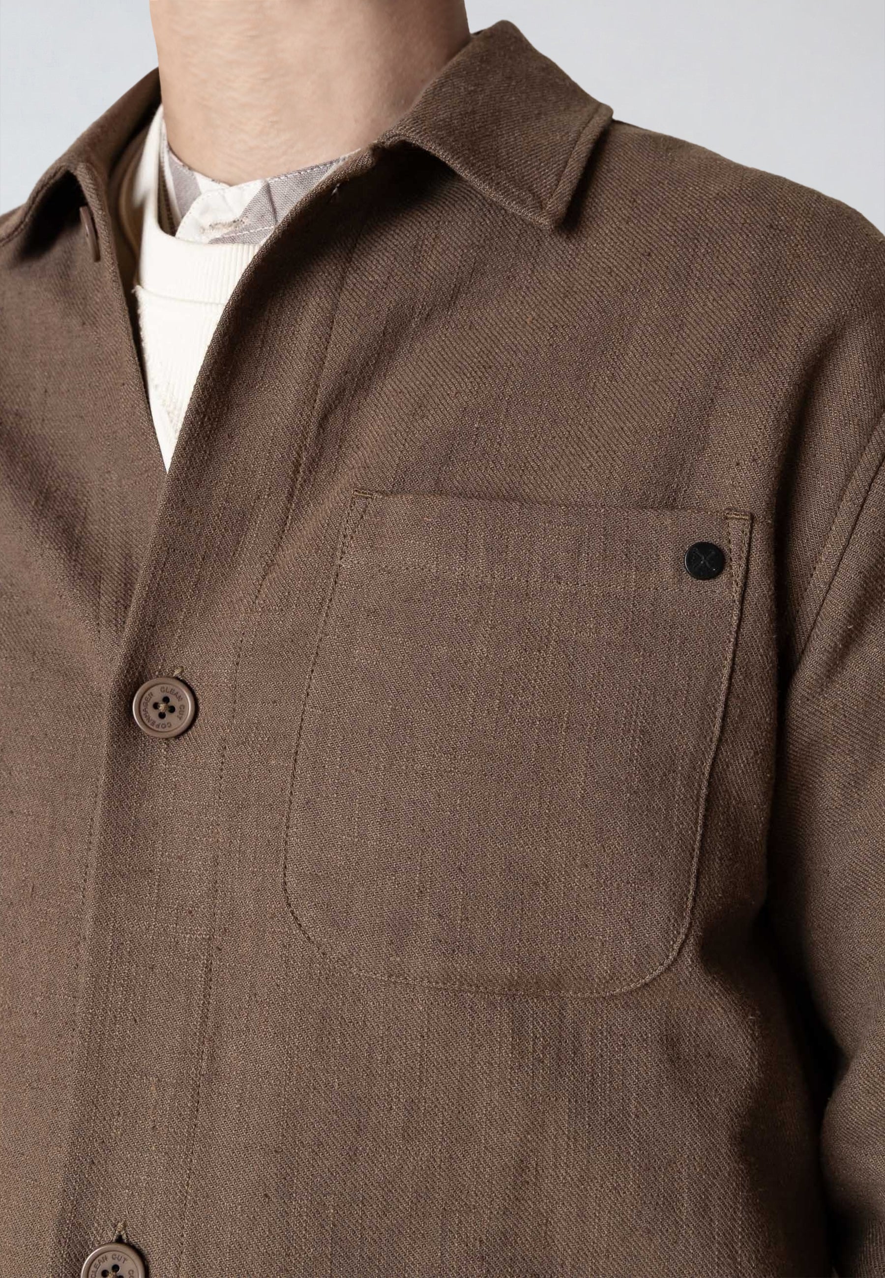 clean-cut-copenhagen-chester-overshirt-shitake-leinen image 3