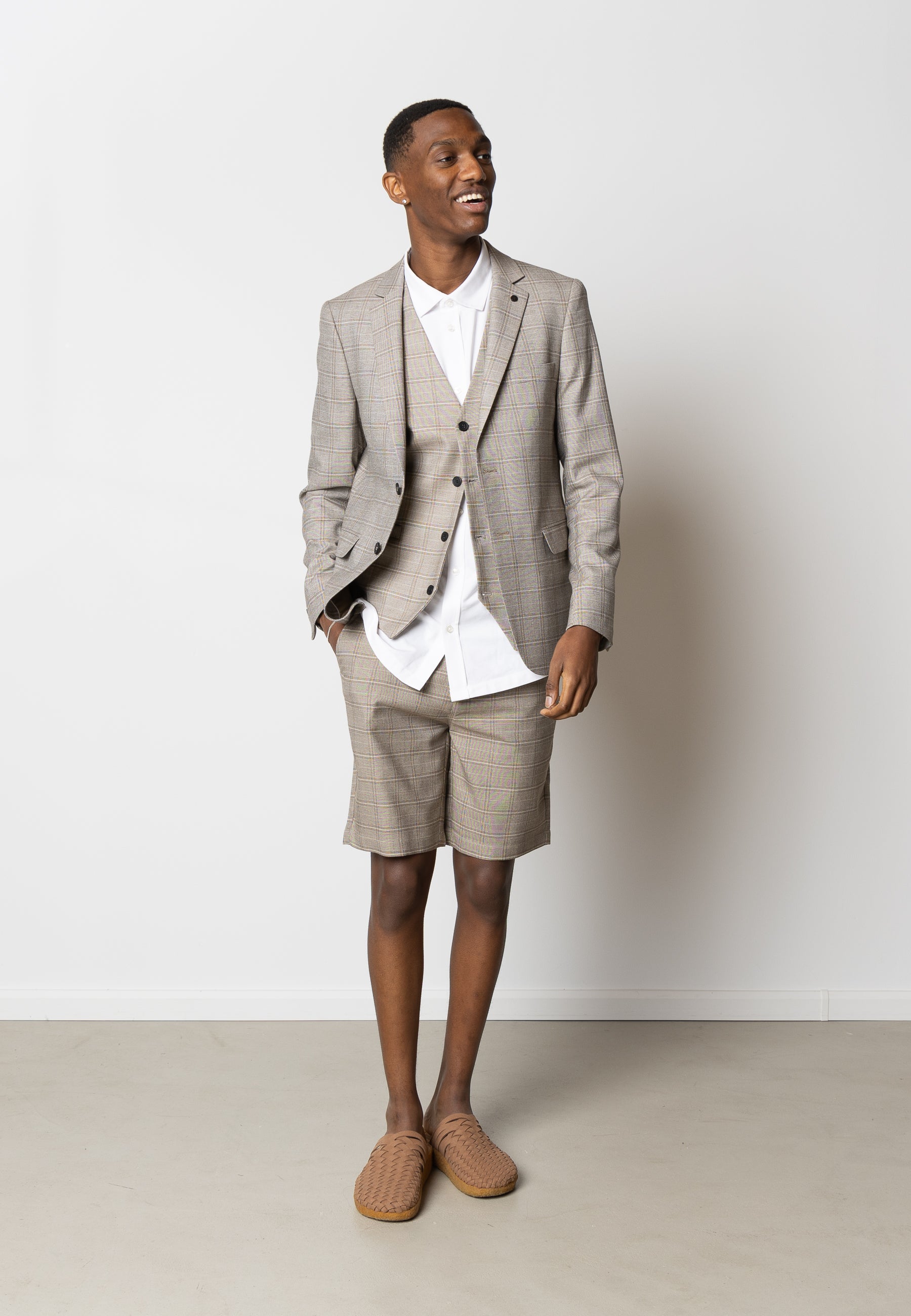 clean-cut-copenhagen-storm-blazer-kariert-braun-check image 6