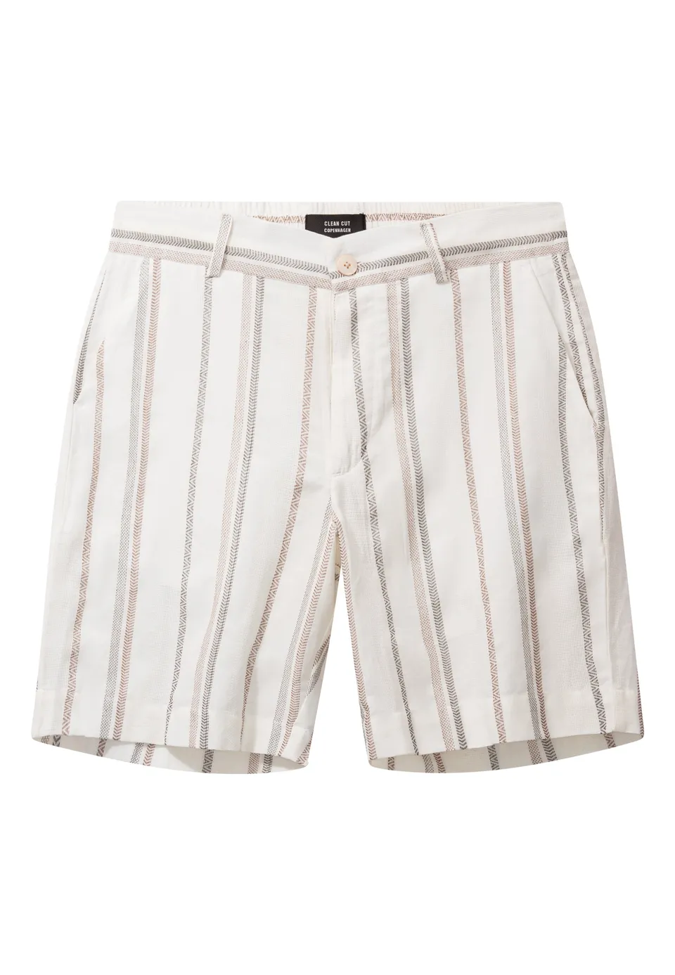 clean-cut-copenhagen-evald-shorts-ecru-baumwolle image 1