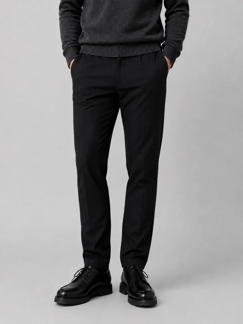 clean-cut-copenhagen-brendon-jersey-pants-hose-schwarz-stretch image 1