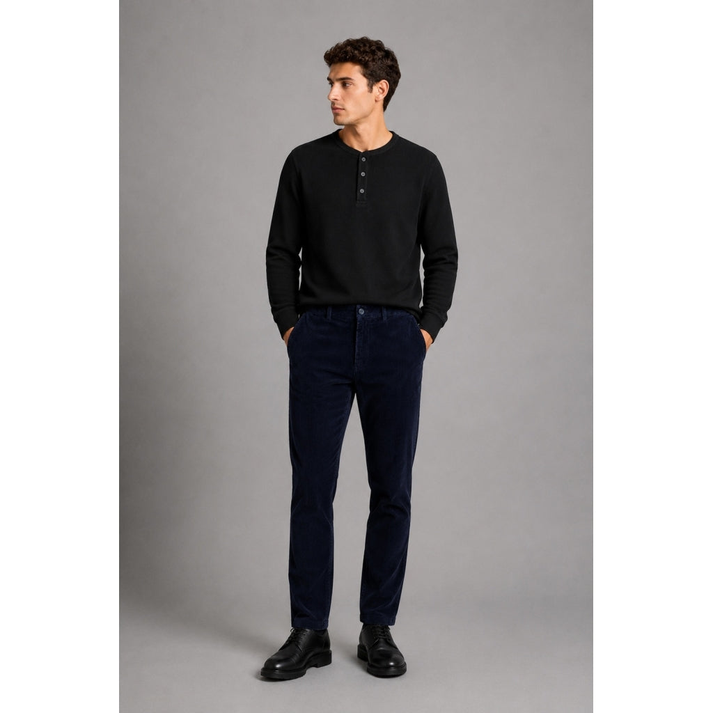 clean-cut-copenhagen-cal-grandad-langarmshirt-schwarz-regular-fit image 3