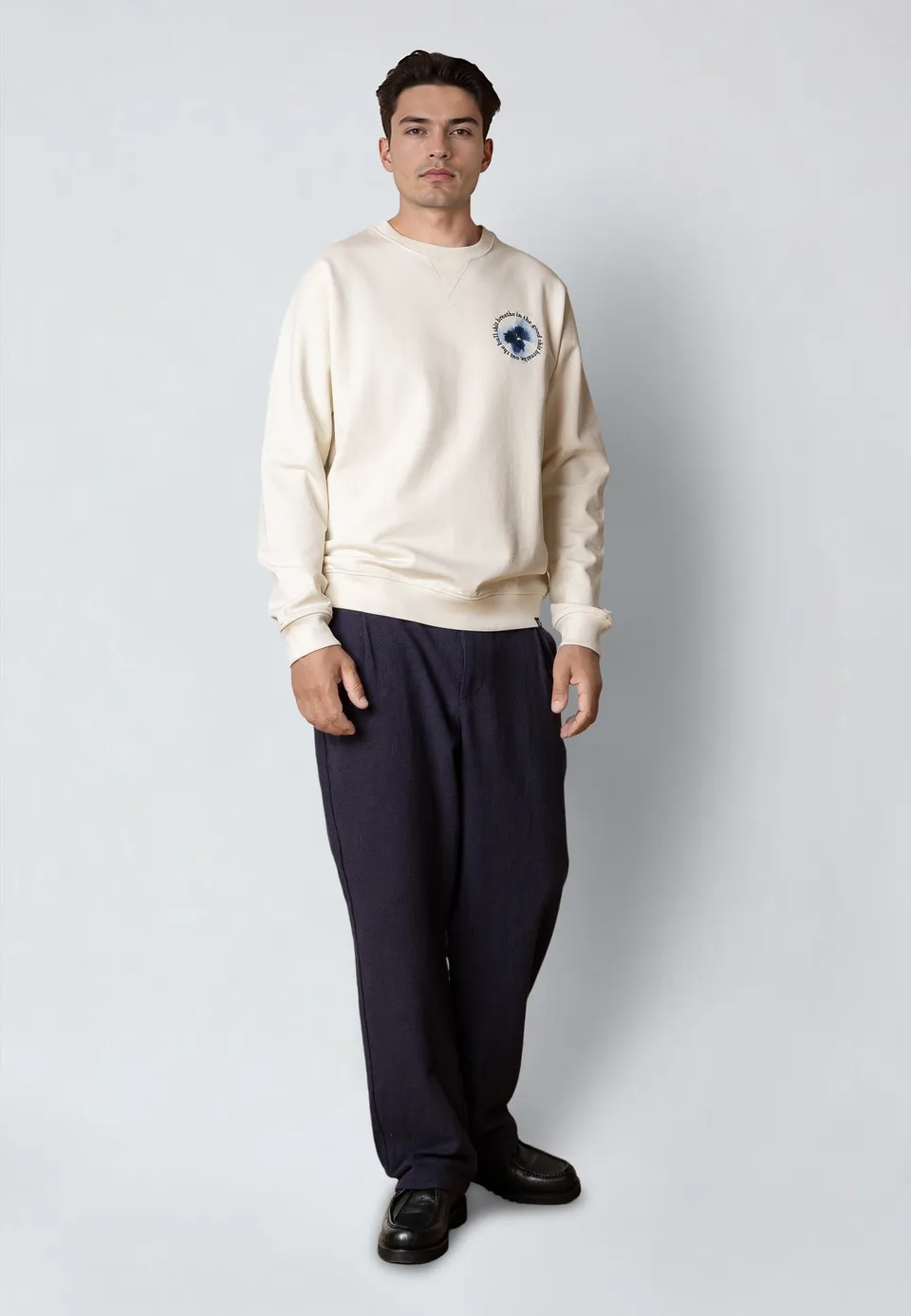clean-cut-copenhagen-asa-sweatshirt-ecru-baumwolle-gr-s-xxl image 1