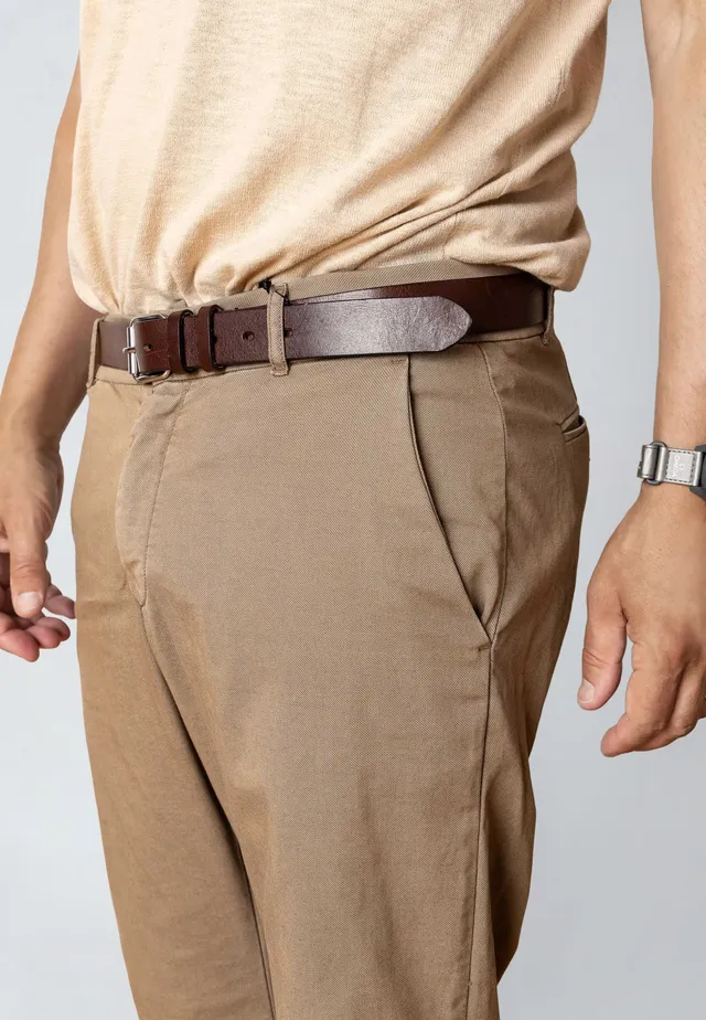 clean-cut-copenhagen-marseille-dobby-chinos-shitake image 1