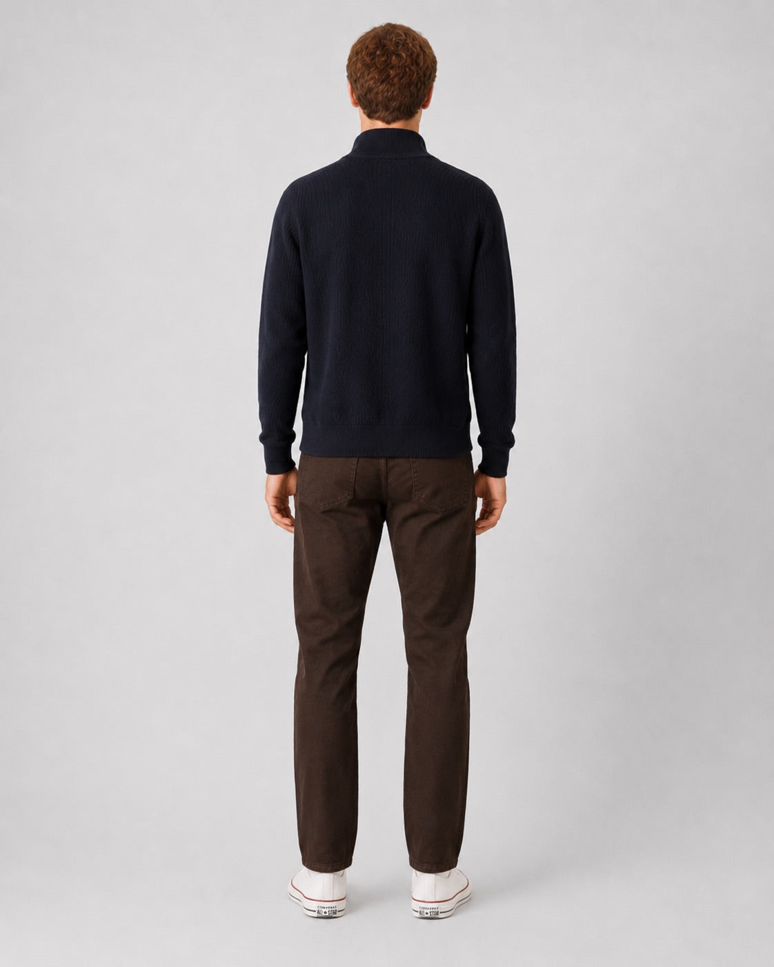 clean-cut-copenhagen-london-straight-5-pocket-hose-dunkelbraun-stretch image 4