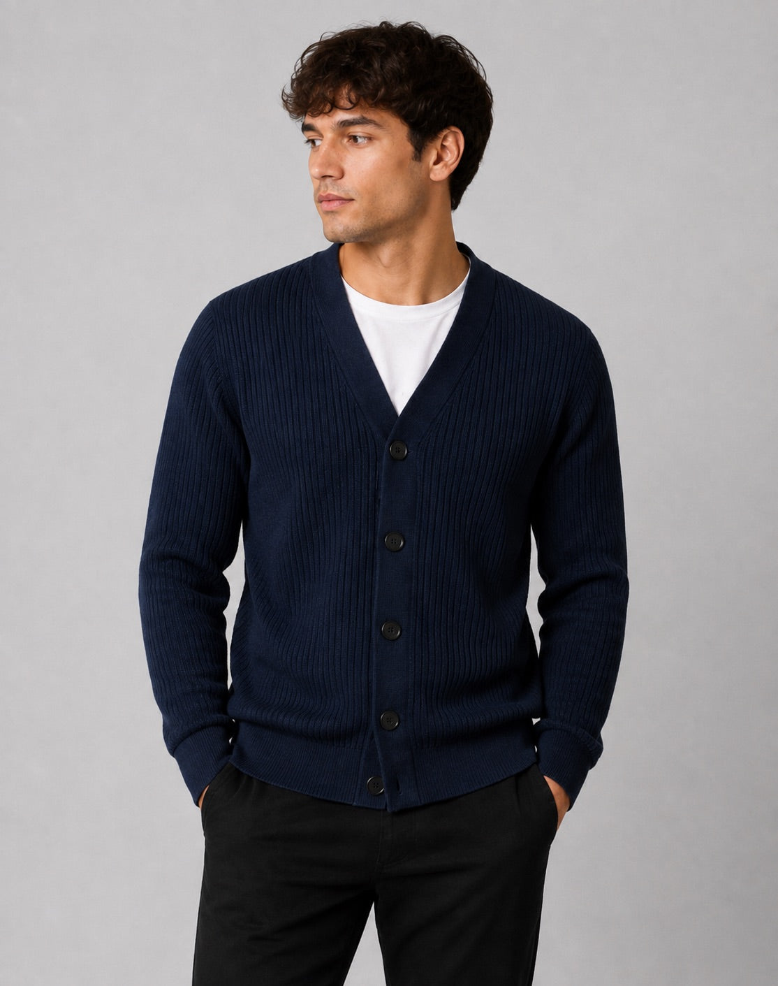clean-cut-copenhagen-ludvig-cardigan-dark-navy-m-wolle image 1