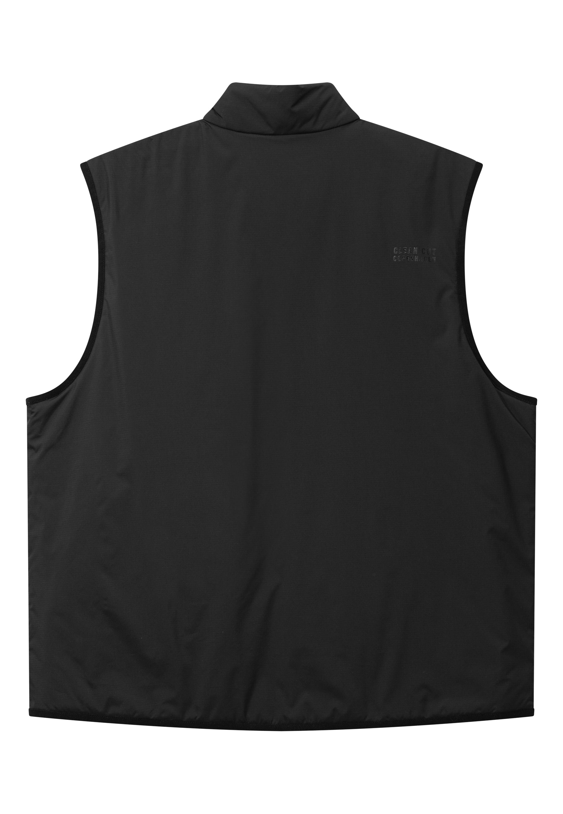 clean-cut-copenhagen-charly-ripstop-weste-schwarz-wattiert-herren image 5