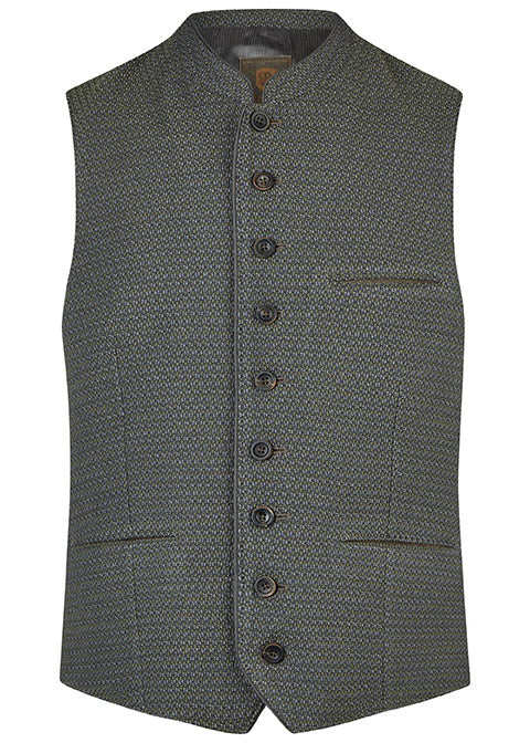 beckert-chuck-trachtenweste-smaragd-jacquard image 4