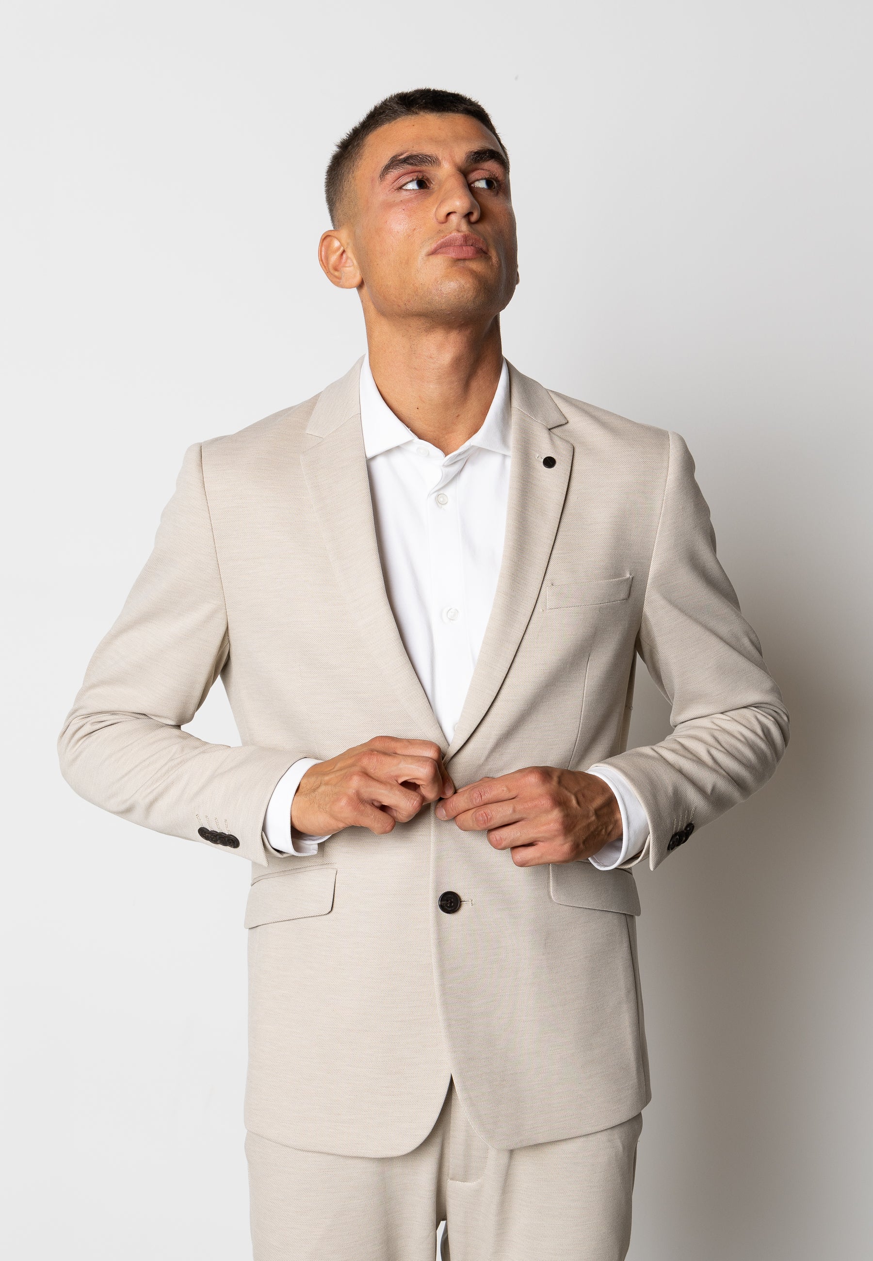 clean-cut-copenhagen-brendon-jersey-blazer-ecru image 1
