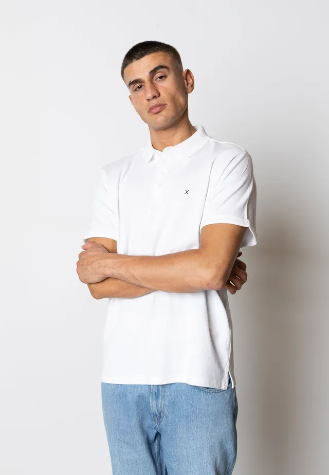clean-cut-copenhagen-silkeborg-polo-wei-baumwolle-stretch image 1