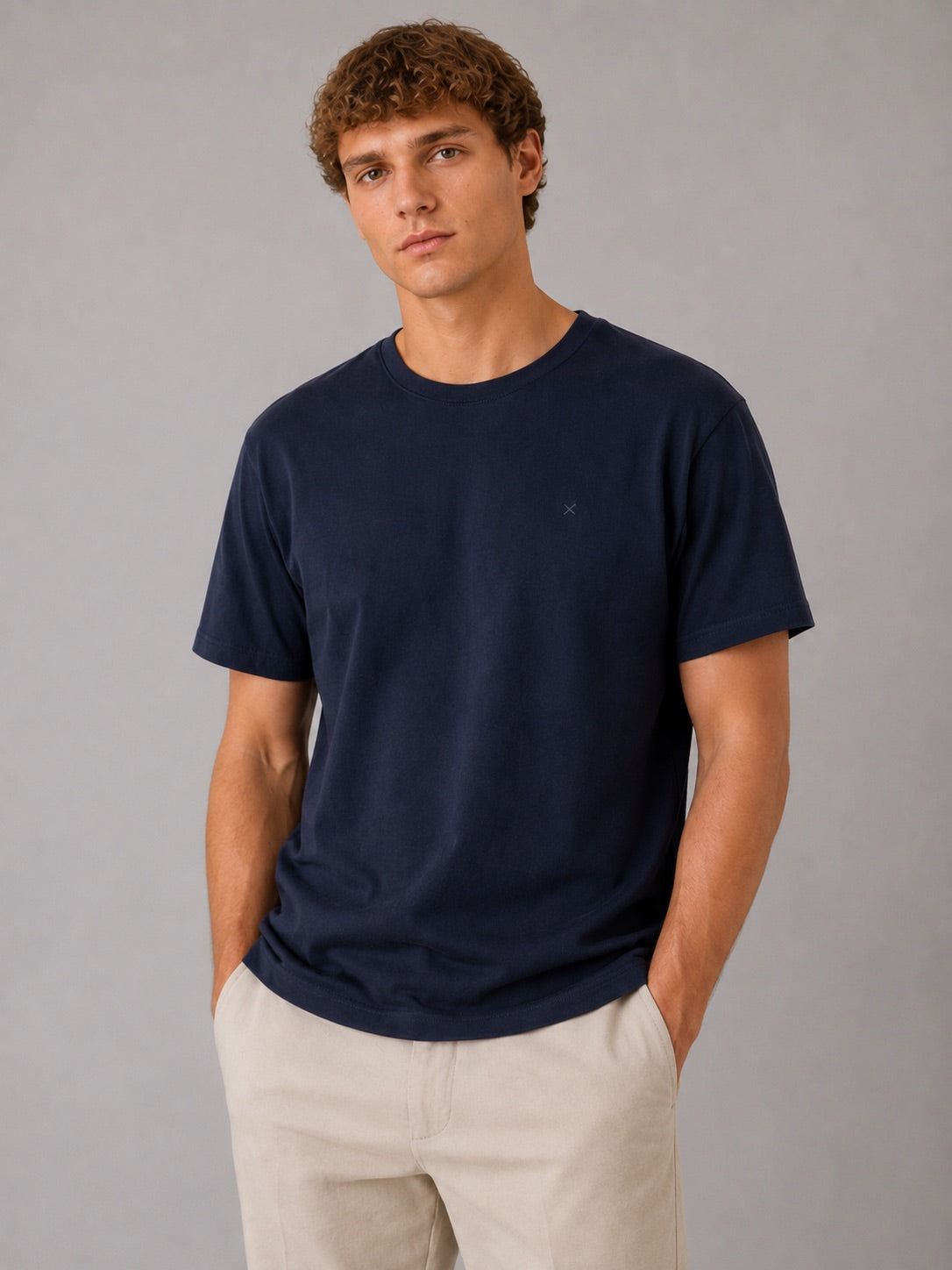 clean-cut-copenhagen-stable-t-shirt-herren-navy-100-baumwolle image 1