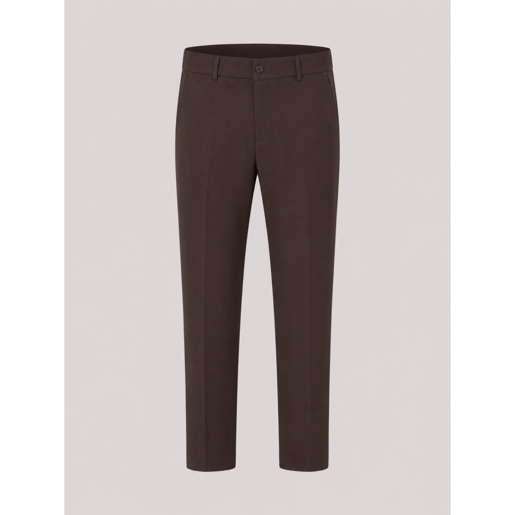 clean-cut-copenhagen-barcelona-flannel-pant-hose-dunkelbraun-relaxed-fit image 5