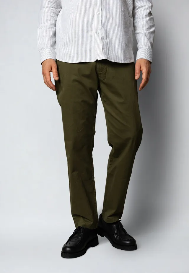 clean-cut-copenhagen-chino-herren-army-twill-regular-stretch image 1