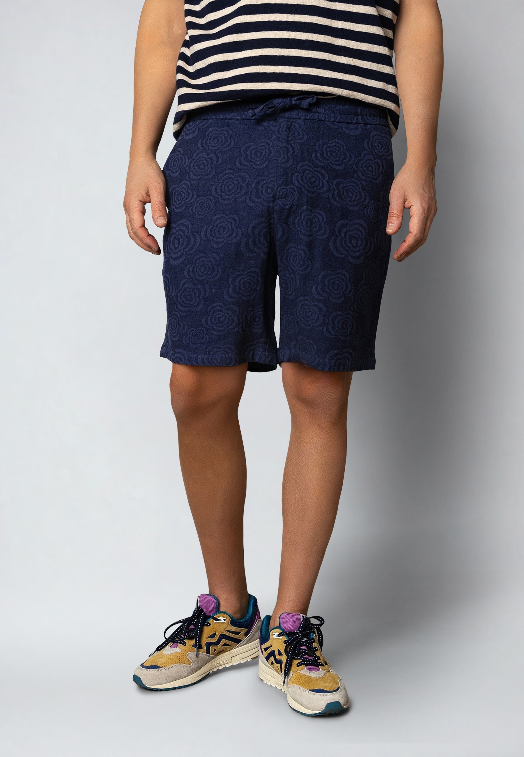 clean-cut-copenhagen-carter-shorts-jacquard-viskose-leinen-sommer image 5
