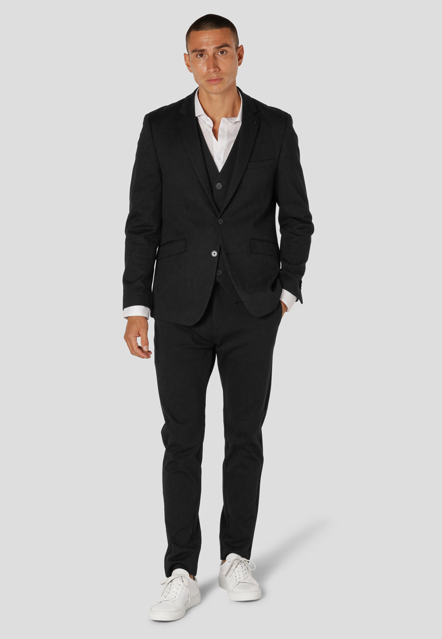 clean-cut-copenhagen-milano-jersey-blazer-schwarz-stretch image 2