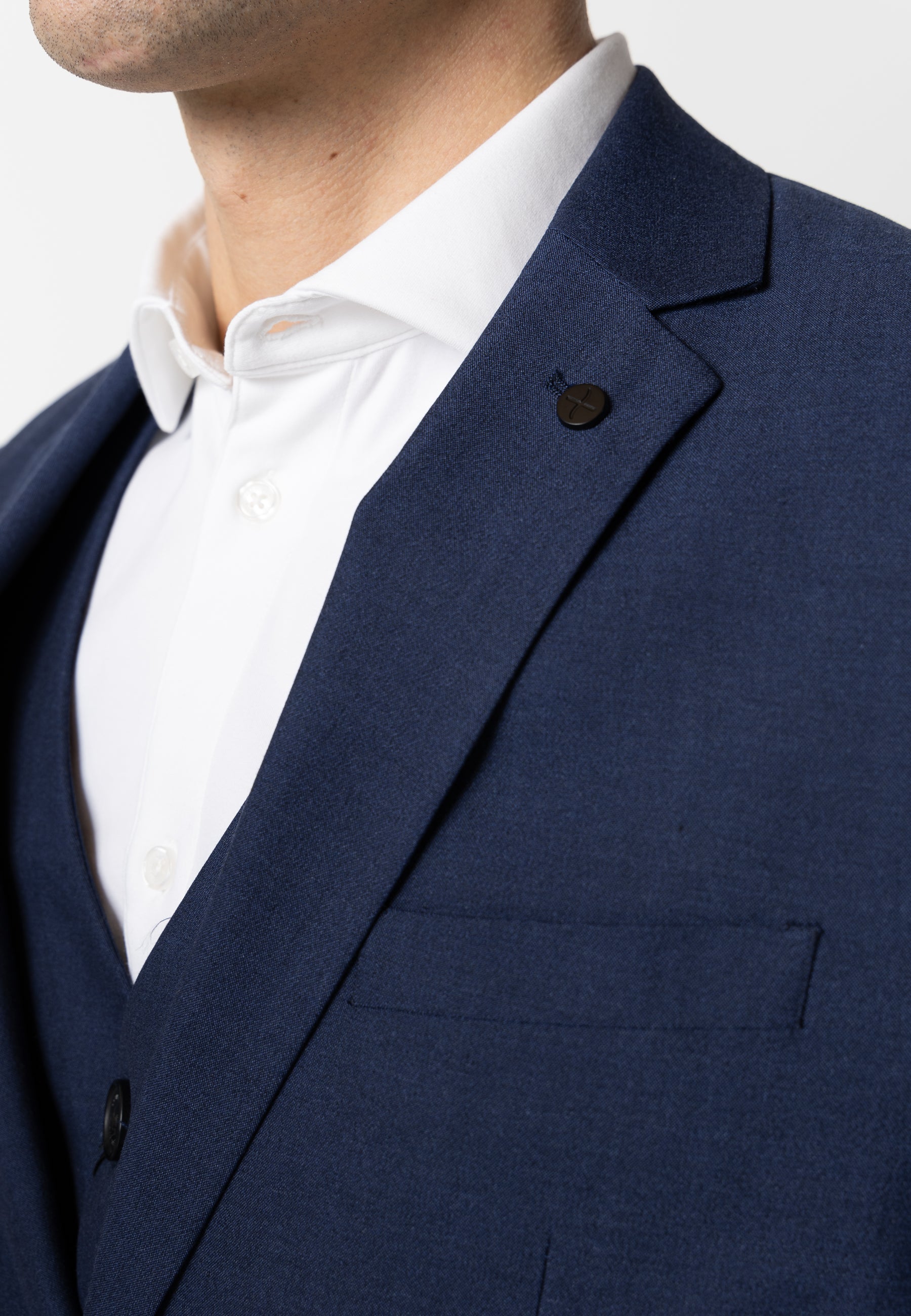 clean-cut-copenhagen-louis-xo-blazer-mid-blue-wolle image 4