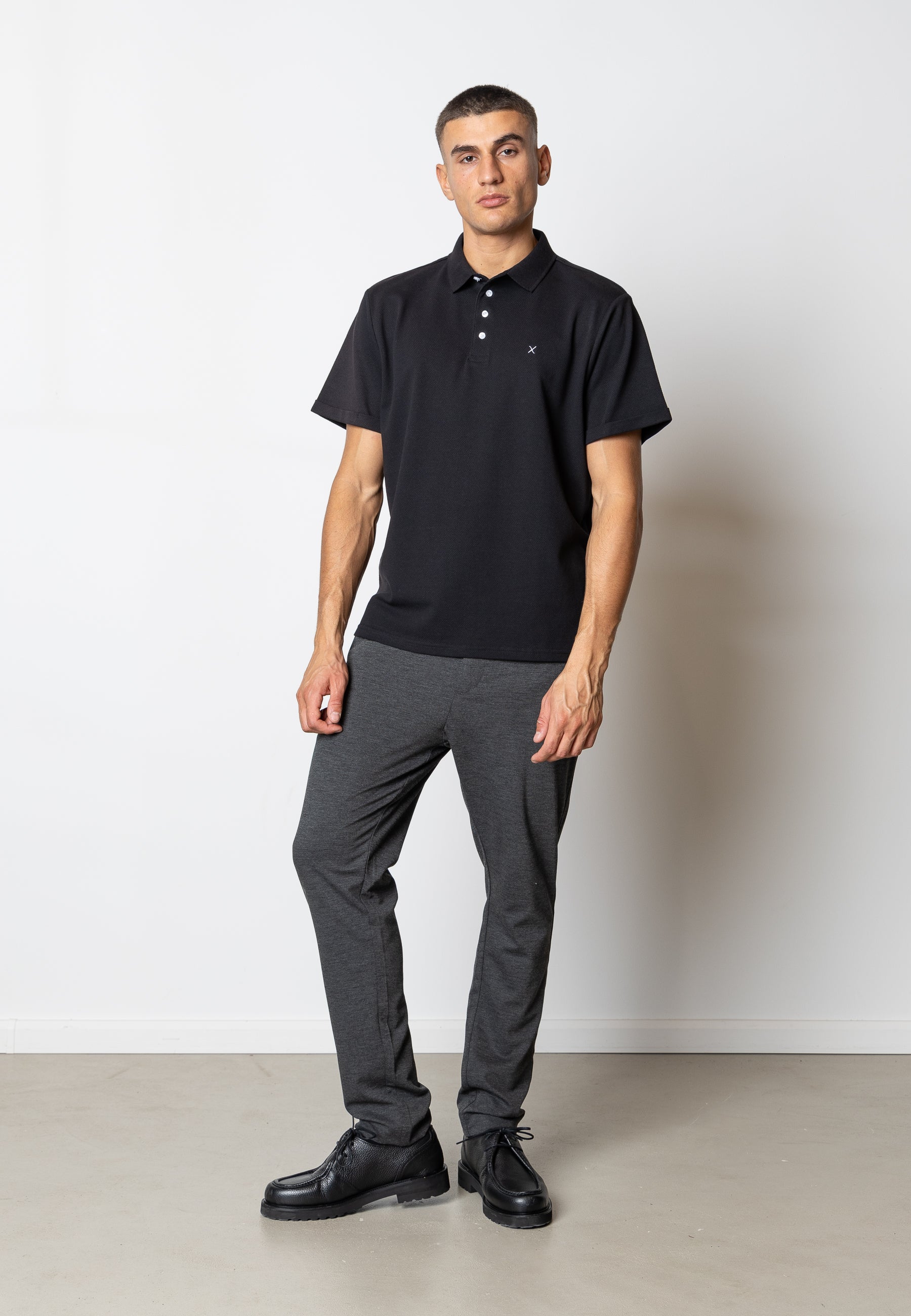 clean-cut-copenhagen-silkeborg-polo-herren-schwarz image 2