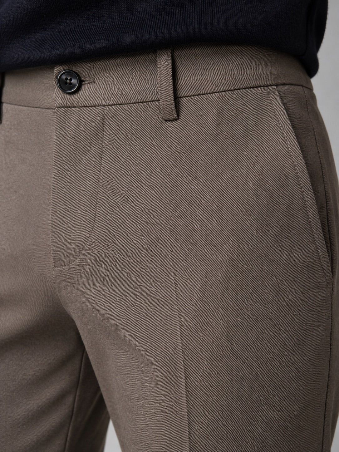 clean-cut-copenhagen-brendon-jersey-pants-hose-dark-khaki-stretch image 2
