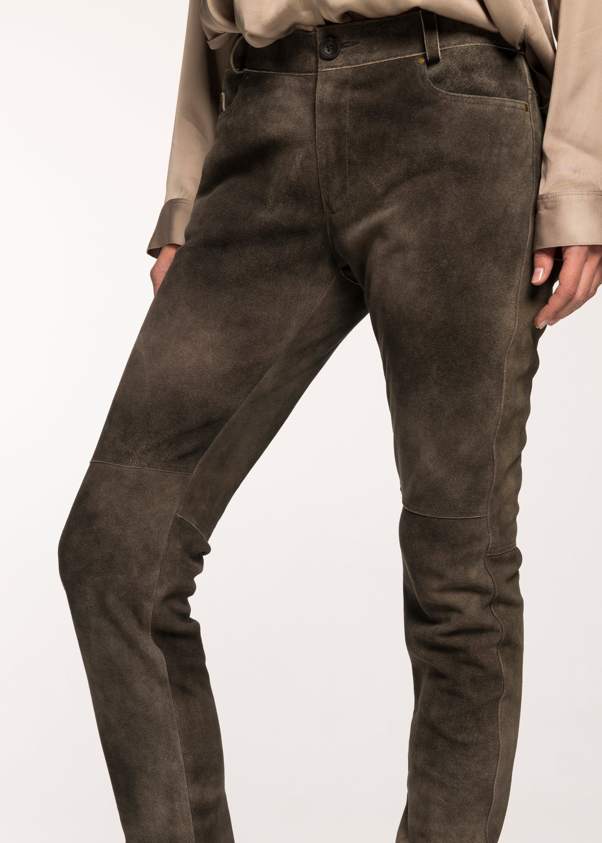 beckert-cortney-damen-lederhose-roggen-wildbockleder image 3
