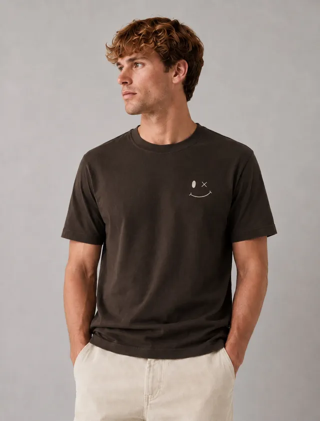 clean-cut-copenhagen-patrick-bio-t-shirt-dunkelbraun image 1