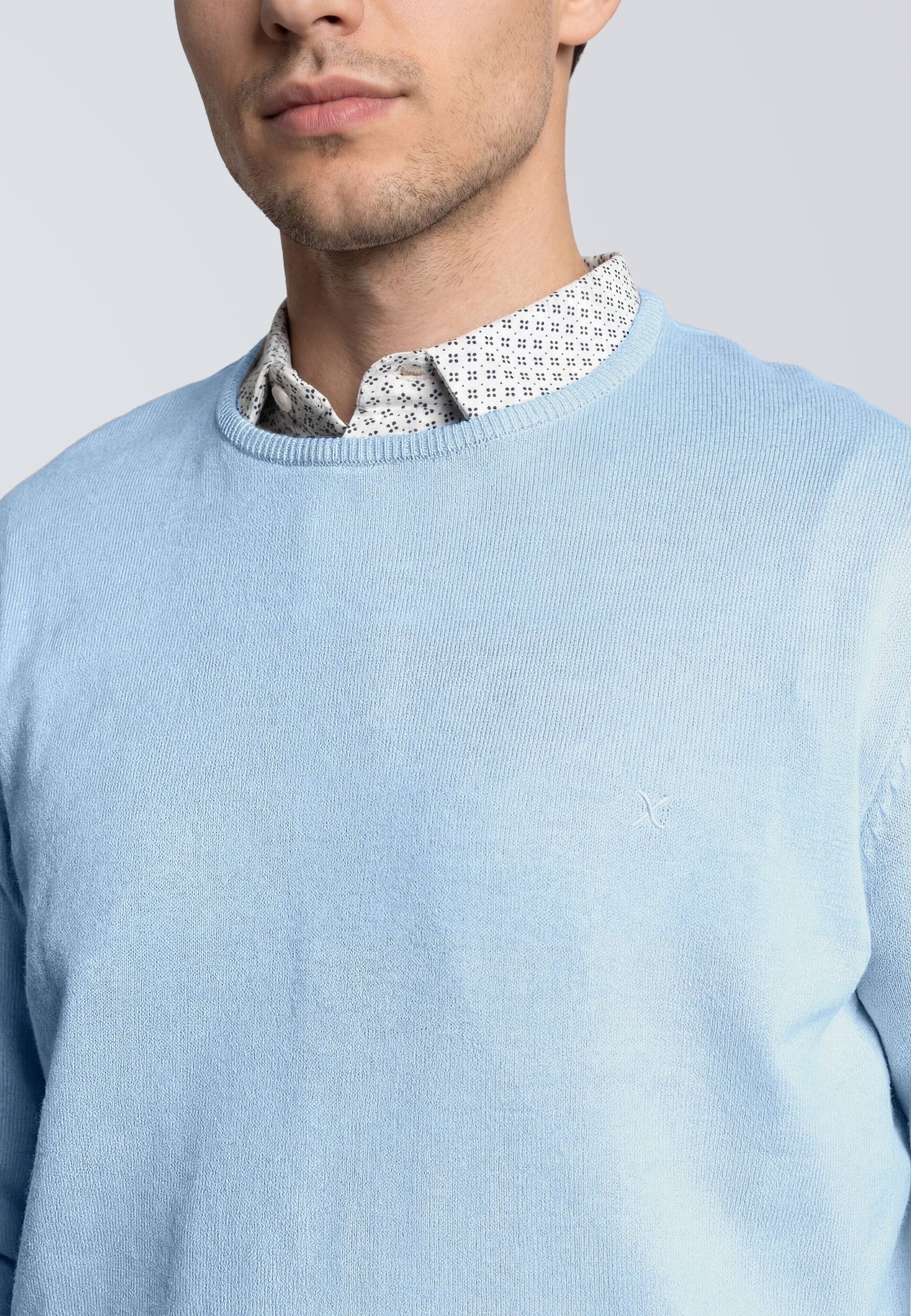 clean-cut-copenhagen-claude-strickpullover-hellblau-herren image 3