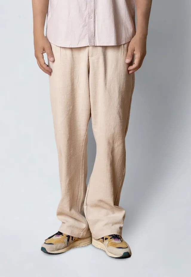 clean-cut-copenhagen-florence-hose-ecru-leinenmix image 1