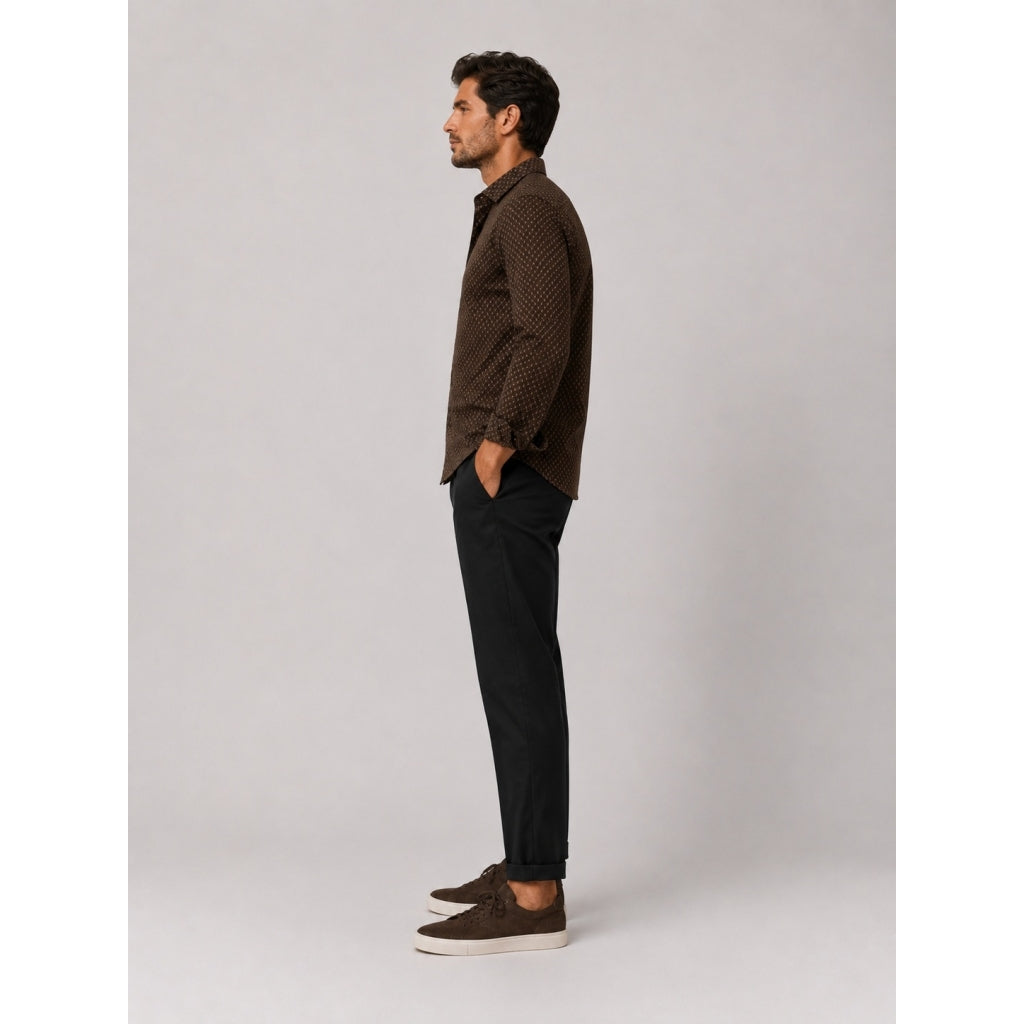clean-cut-copenhagen-formal-jerseyhemd-dark-brown-herren image 4