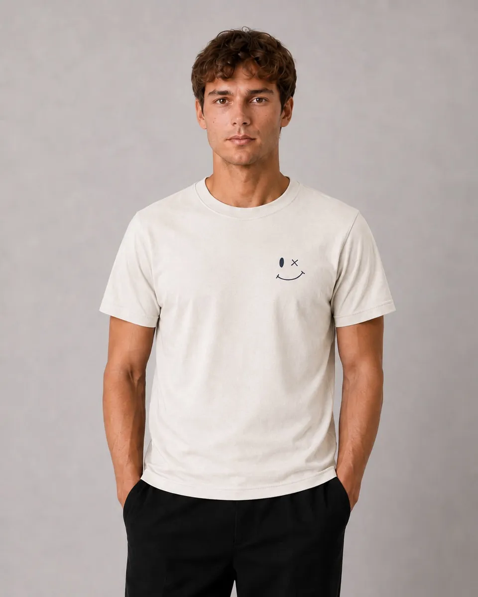 clean-cut-copenhagen-patrick-t-shirt-ecru-bio-baumwolle-herren image 1