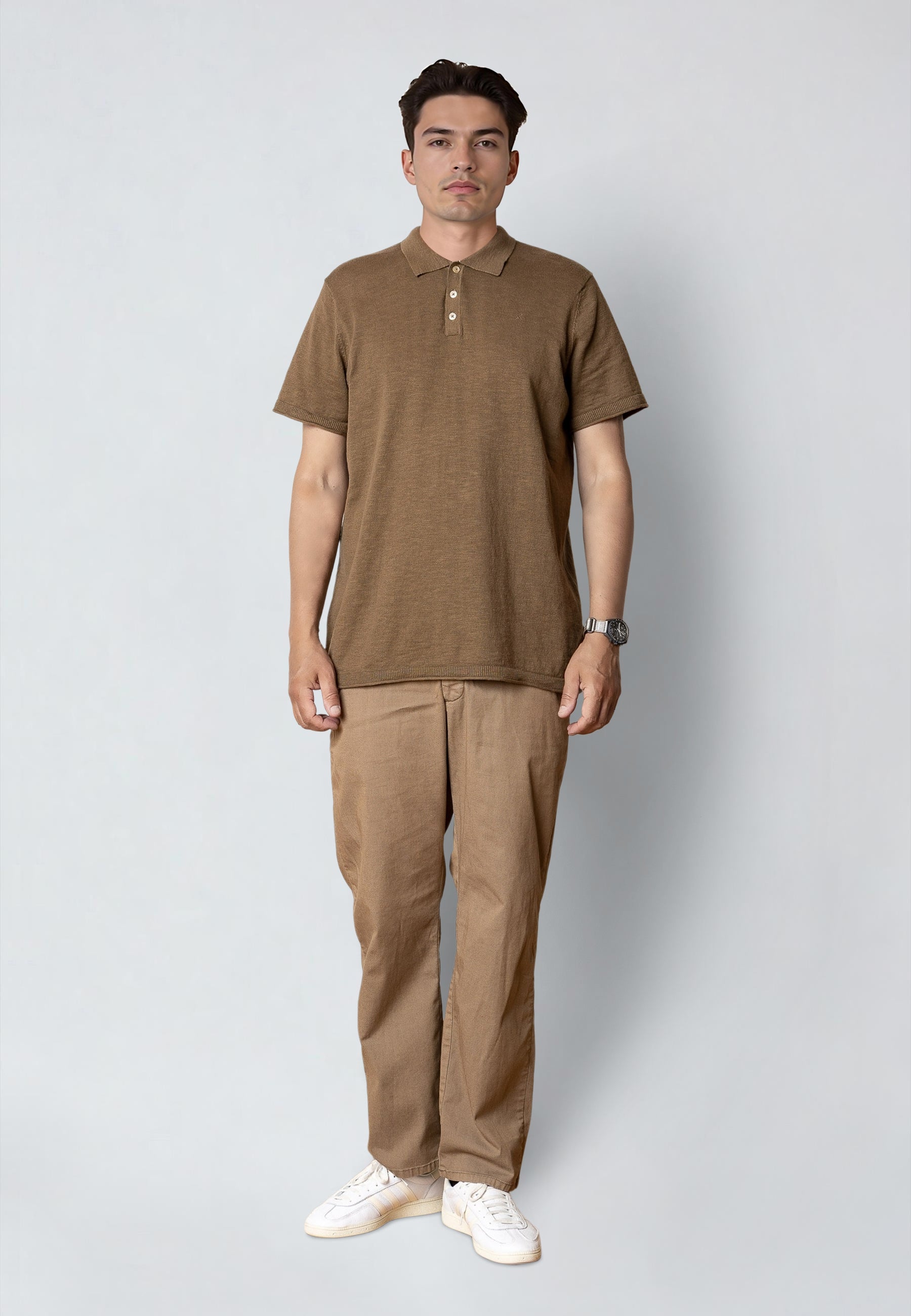 clean-cut-copenhagen-marseille-dobby-chinos-shitake image 3
