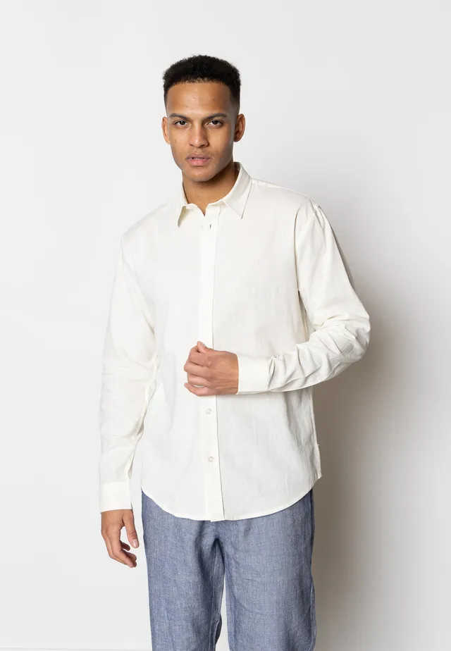 clean-cut-copenhagen-leinenhemd-ecru-l-baumwolle image 1