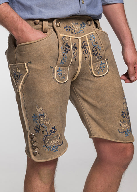 beckert-hochk-nig-hirschlederhose-oldgrey-blau-vintage image 2
