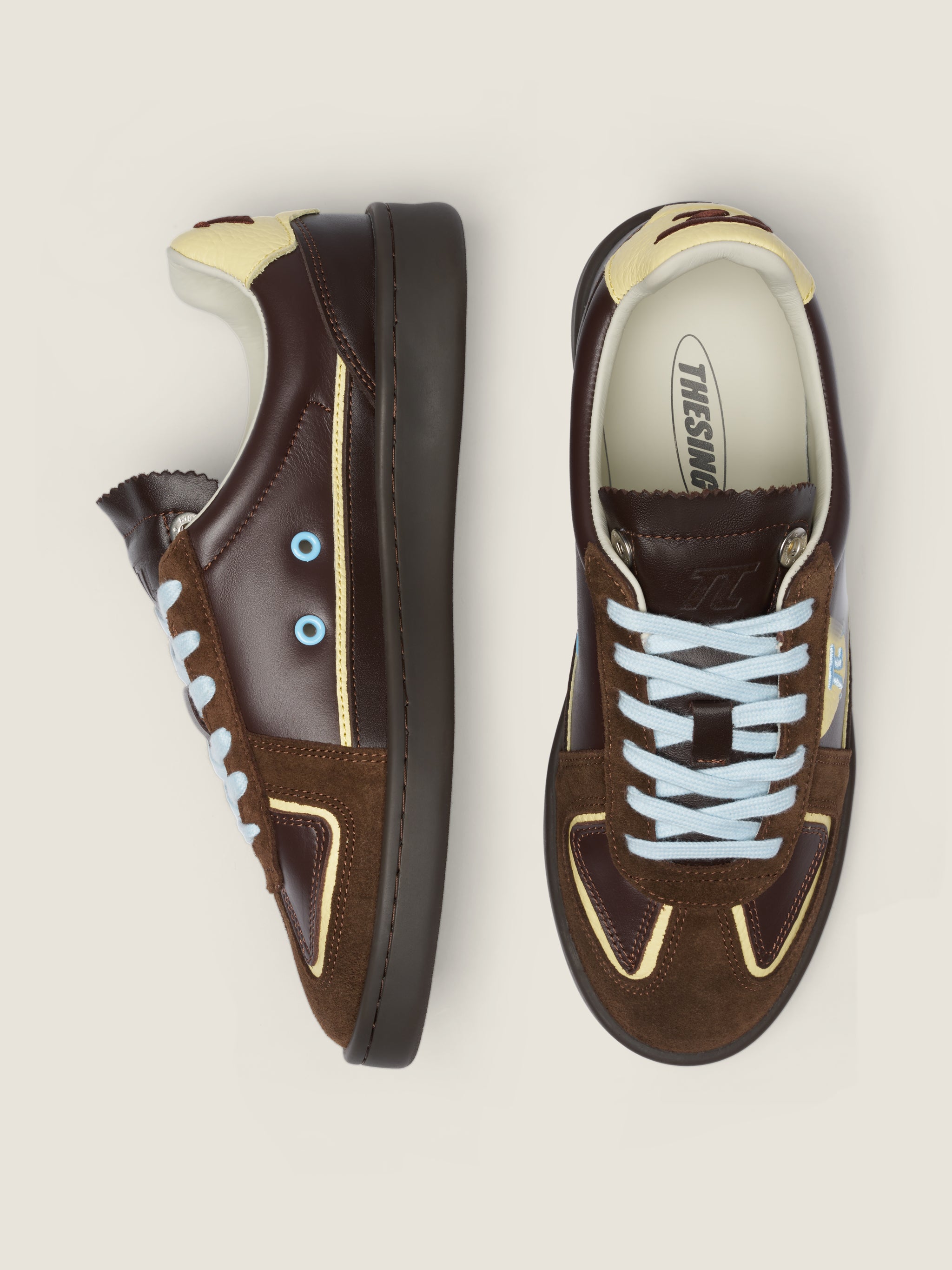 thesing-big-bang-brown-yellow-sneaker-gelb-samt image 5