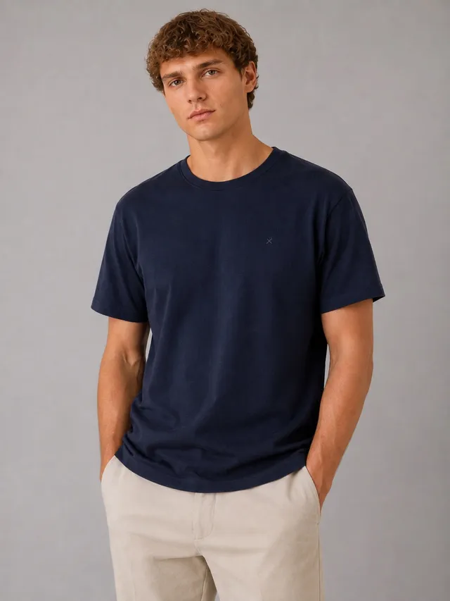 clean-cut-copenhagen-stable-t-shirt-herren-navy-100-baumwolle image 1