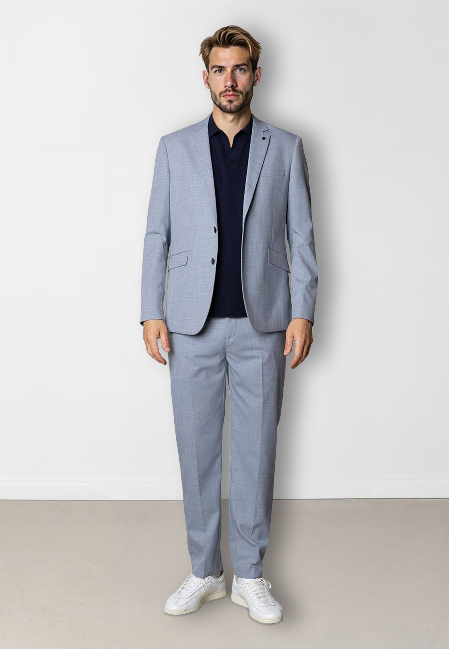 clean-cut-copenhagen-william-hose-herren-hellblau-melange-locker image 1