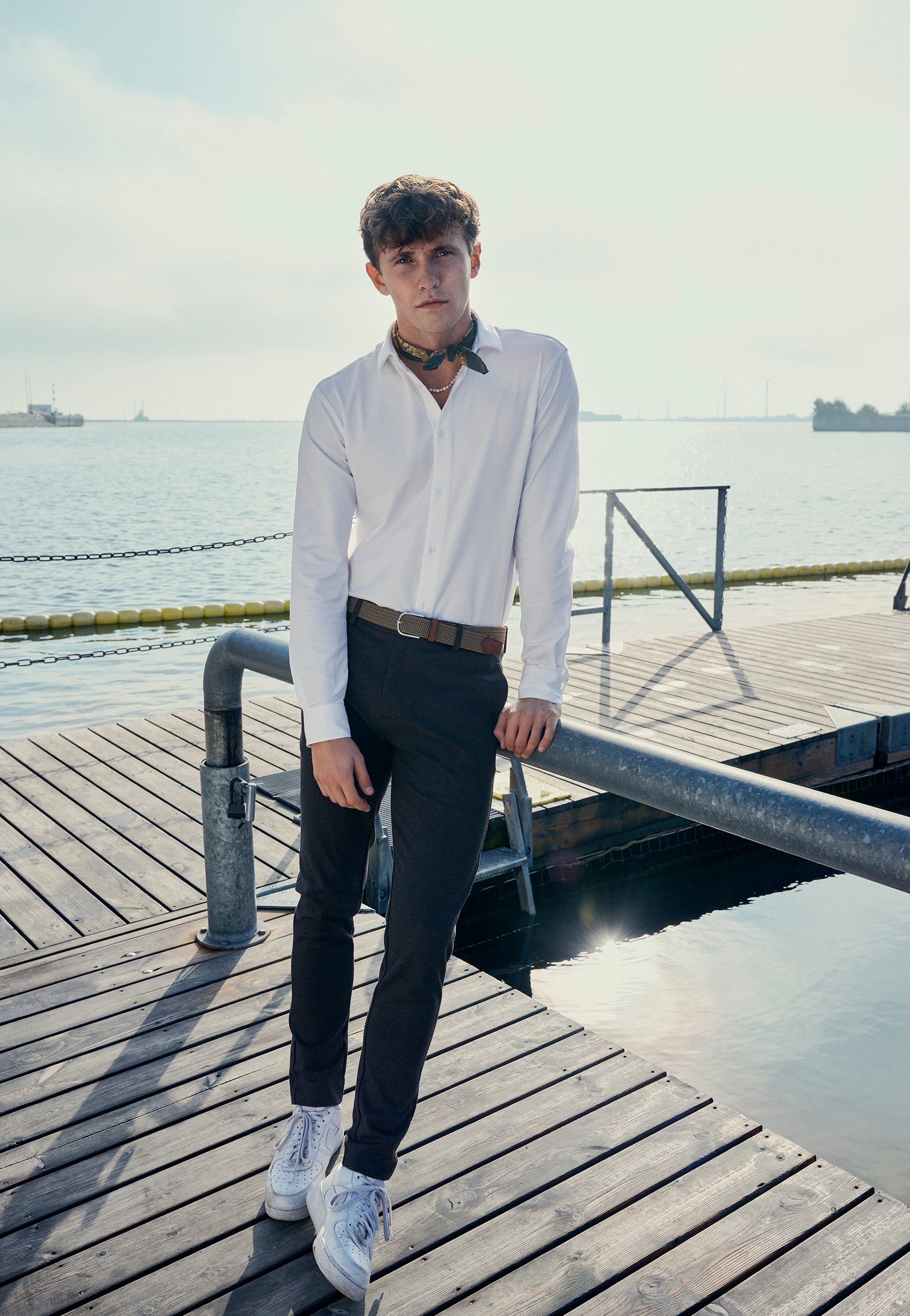clean-cut-copenhagen-milano-jerseyhose-braun-melange-stretch image 3