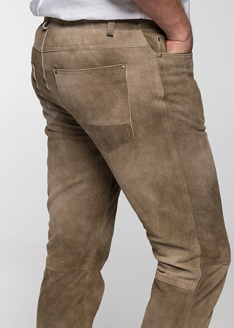 beckert-lederhosen-costa-lange-lederhose-schotter-ziegenvelours image 2