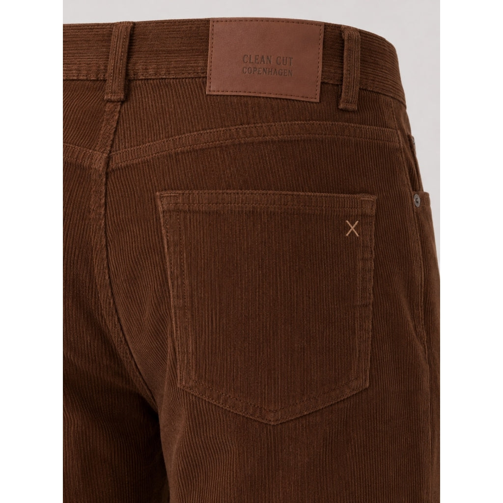 clean-cut-copenhagen-london-cordhose-herren-braun-stretch-regular image 3