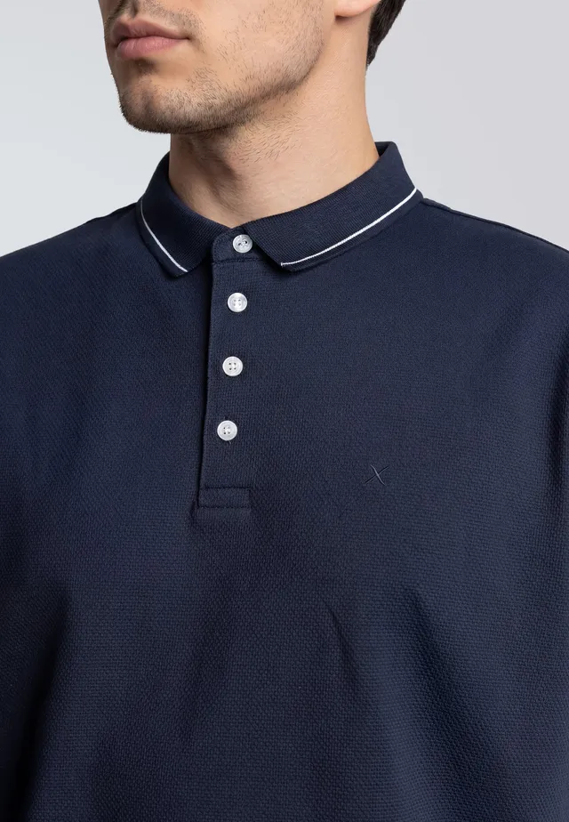 clean-cut-copenhagen-raphael-polo-navy-stretch image 1