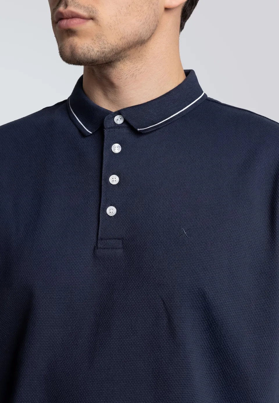 clean-cut-copenhagen-raphael-polo-navy-stretch image 1