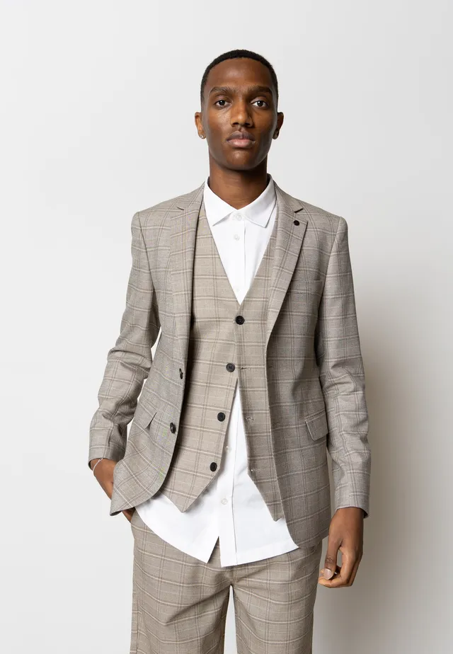 clean-cut-copenhagen-storm-blazer-kariert-braun-check image 1