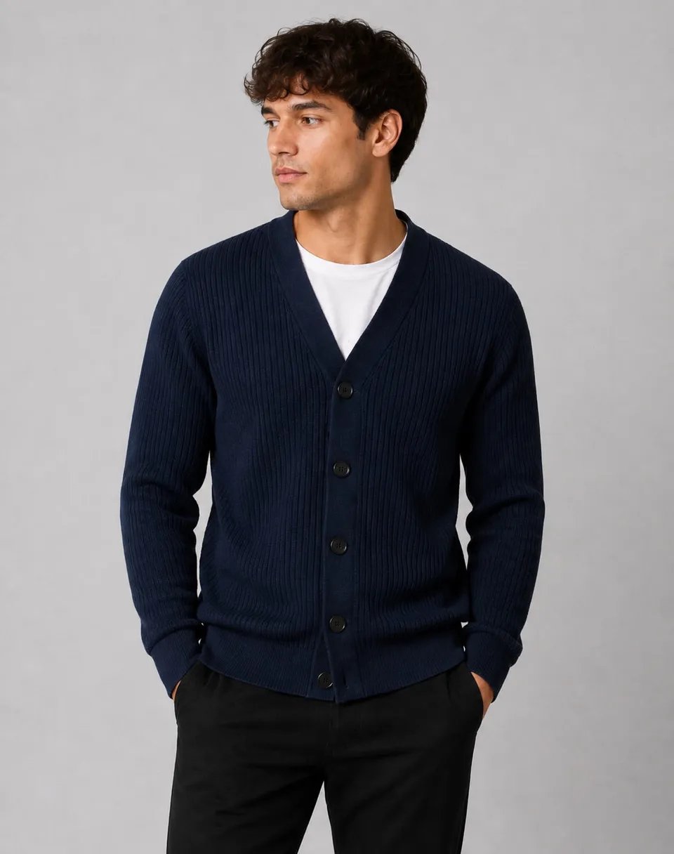 clean-cut-copenhagen-ludvig-cardigan-dark-navy-m-wolle image 1