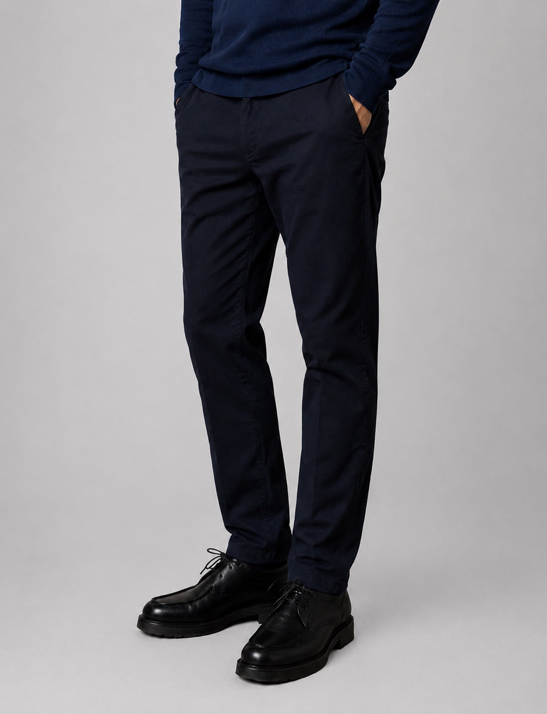 clean-cut-copenhagen-brendon-jersey-hose-herren-navy-stretch image 1