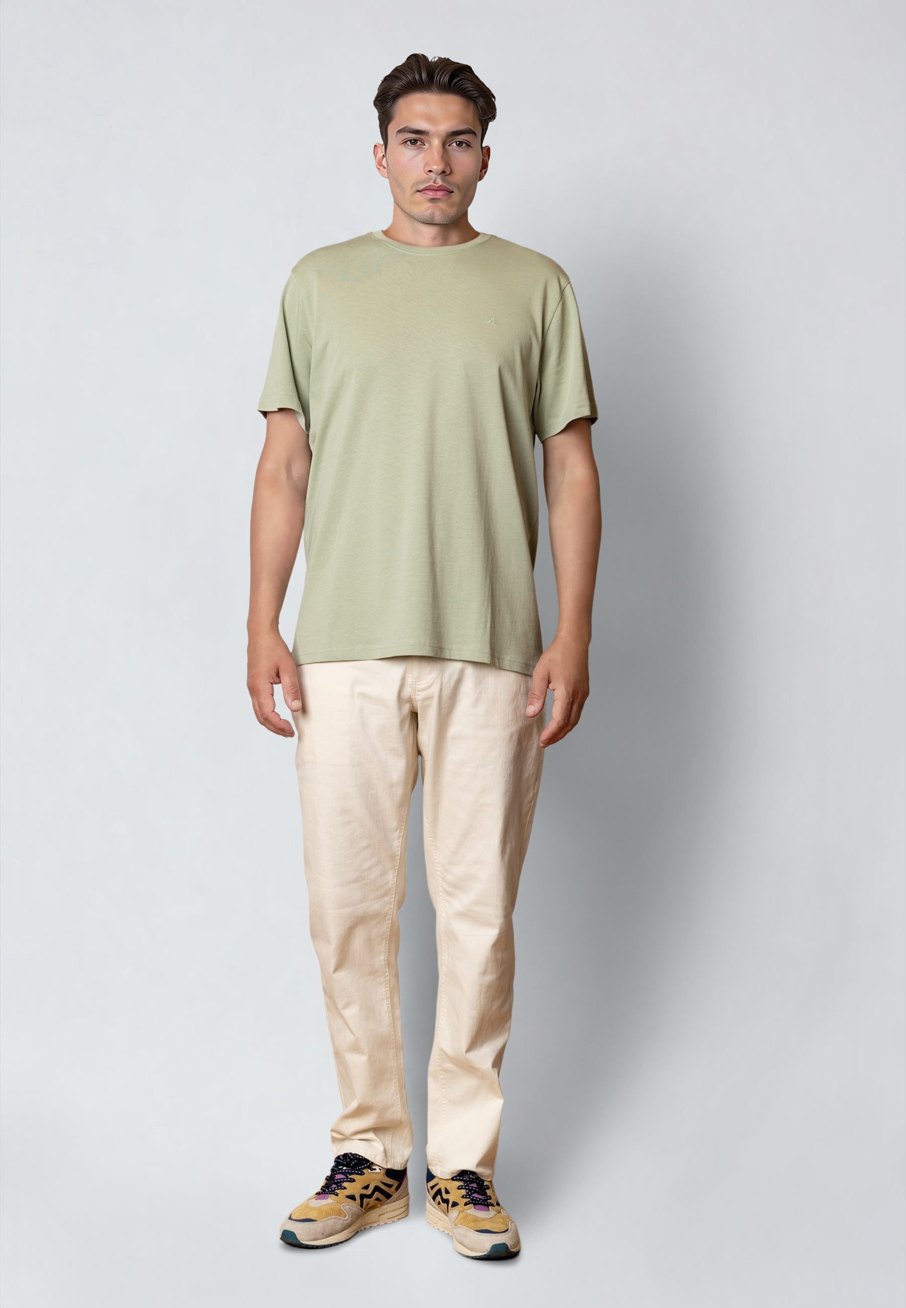 clean-cut-copenhagen-stable-t-shirt-desert-sage-100-baumwolle image 1