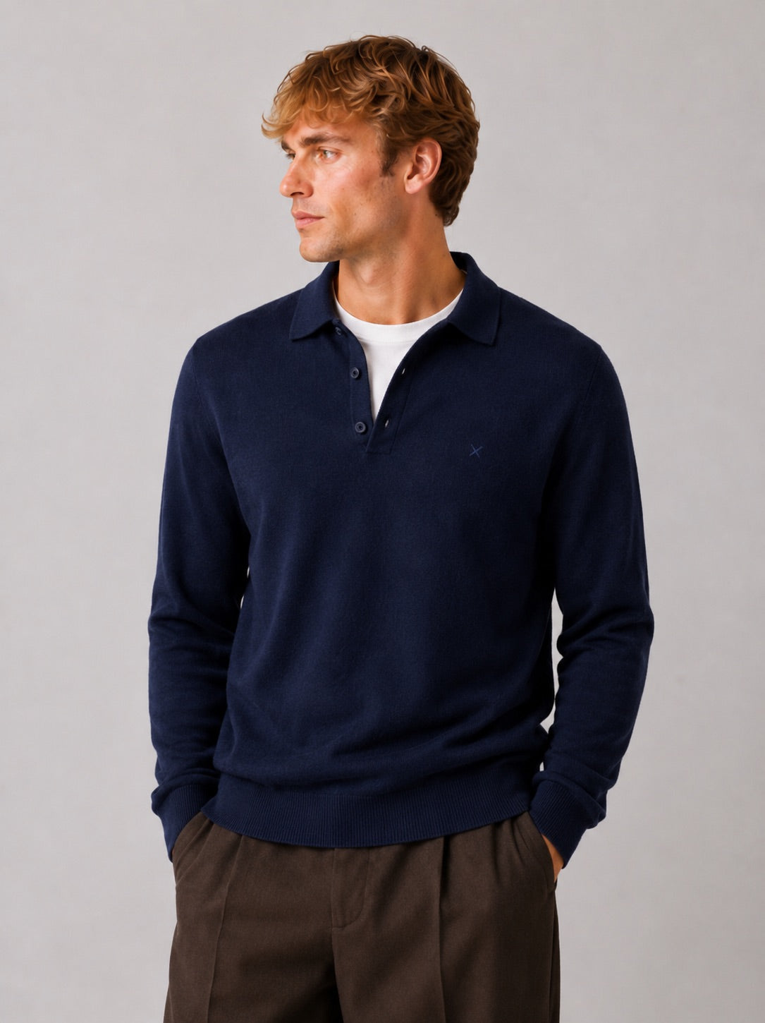 clean-cut-copenhagen-merino-polo-strickpolo-herren-navy image 1