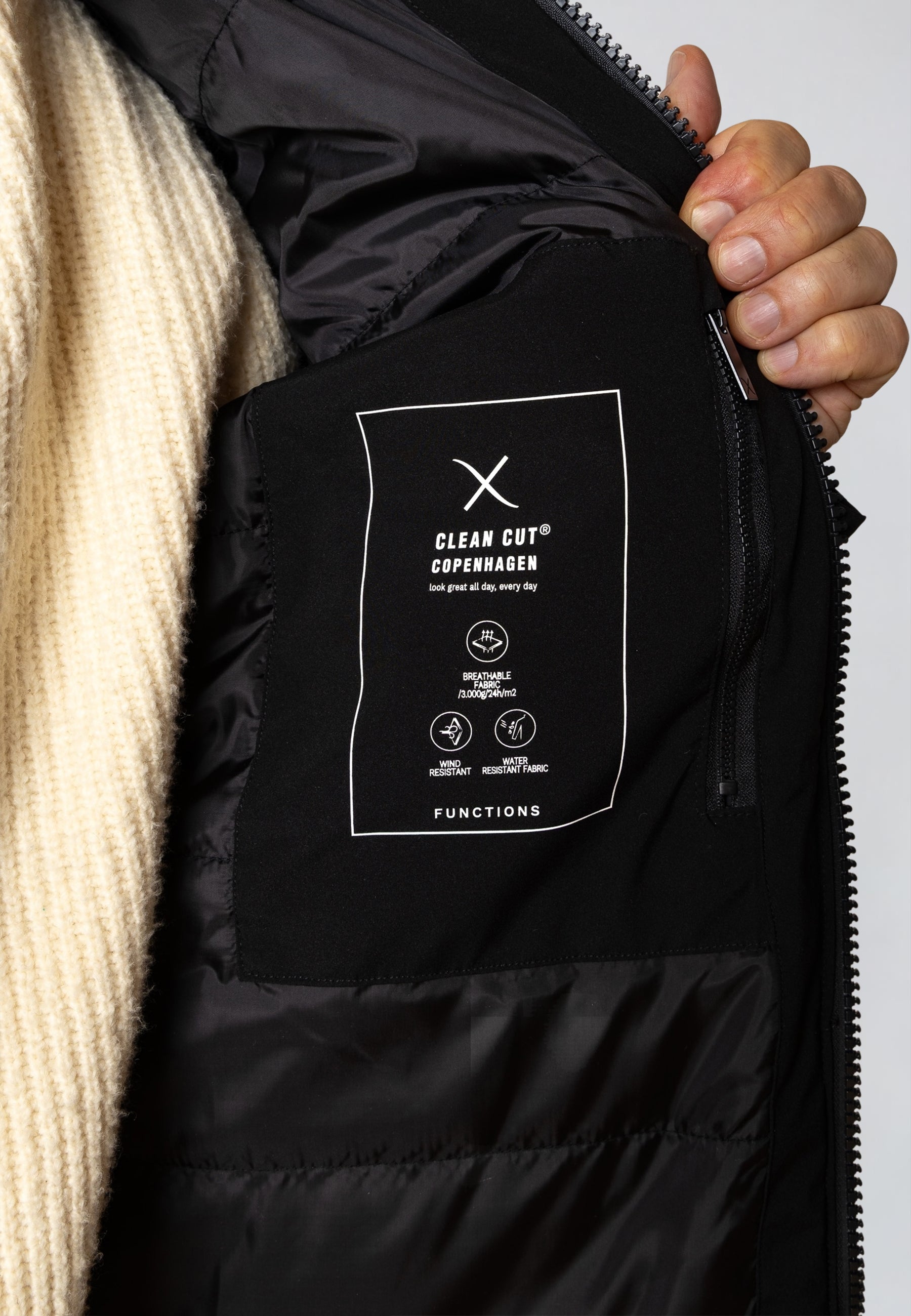 clean-cut-copenhagen-rasmus-parka-herren-schwarz-wattiert image 3