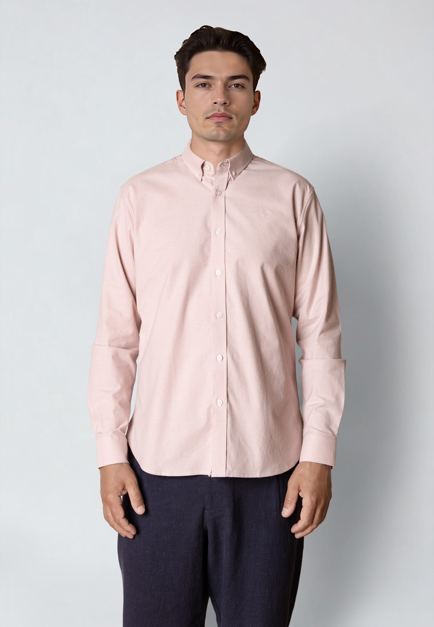 clean-cut-copenhagen-oxford-stretch-hemd-violet-ice image 2