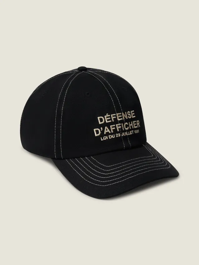 thesing-cap-black-creme-schwarz-stickerei image 1