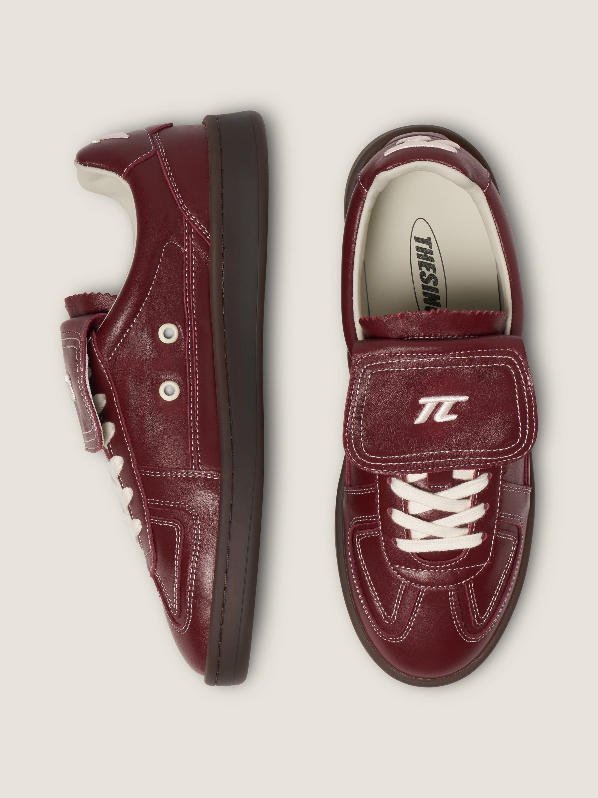 thesing-big-bang-sneaker-bordeaux-matt-leder-gummisohle image 6