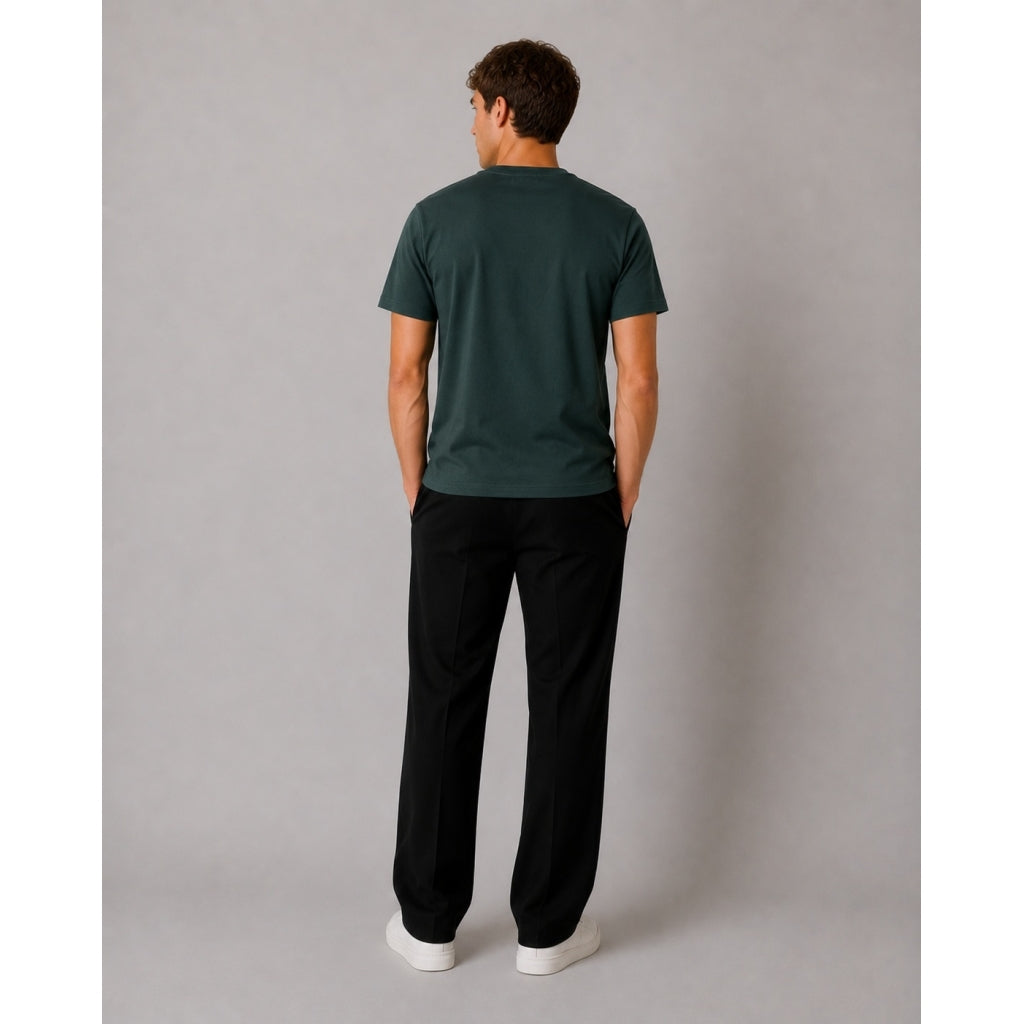 clean-cut-copenhagen-x-bio-t-shirt-forest-green-stretch image 3